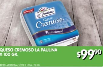 Jumbo Queso cremoso la paulina oferta