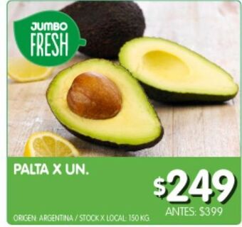 Jumbo Palta x un oferta