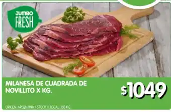 Jumbo Milanesas de cuadrada oferta
