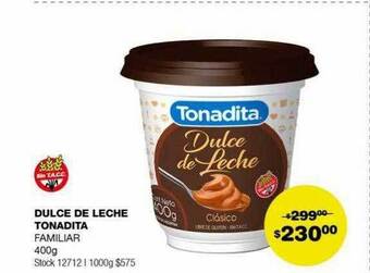 Atomo Conviene Dulce de leche tonadita familiar oferta