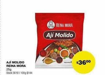 Atomo Conviene Ají molido reina mora oferta
