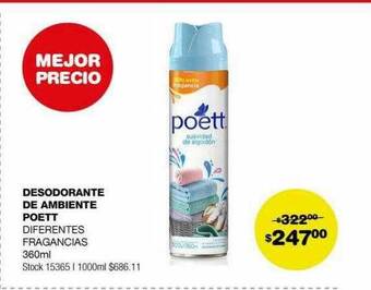 Atomo Conviene Desodorante de ambiente poett diferentes fragancias oferta