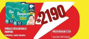 Supermercados Vea Pañales descartables pampers oferta