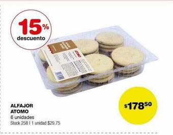 Atomo Conviene Alfajor atomo 15% descuento oferta