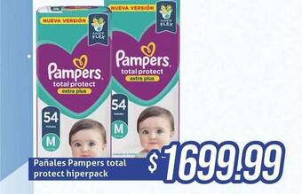 Gomez Pardo Pañal pampers total protect hiperpack oferta