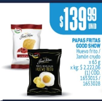 Makro Papas Fritas Good Show oferta