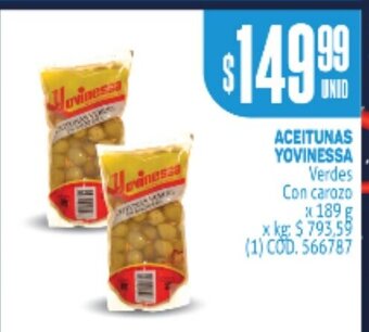 Makro Aceitunas Yovinessa oferta
