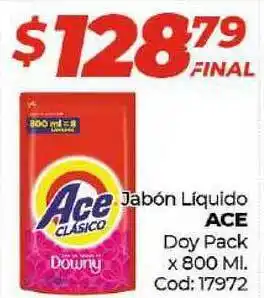 Diarco Ace Jabón Líquido Doy Pack x 800ml Cod: 17972 oferta