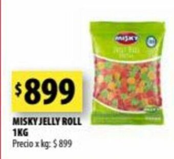 Punto Mayorista Misky Jelly Roll 1kg oferta