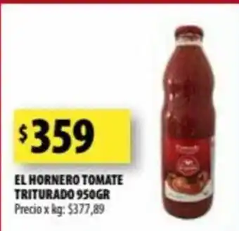 Punto Mayorista El Hornero Tomate Triturado 950gr oferta