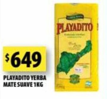 Punto Mayorista Playadito Yerba Mate Suave 1kg oferta