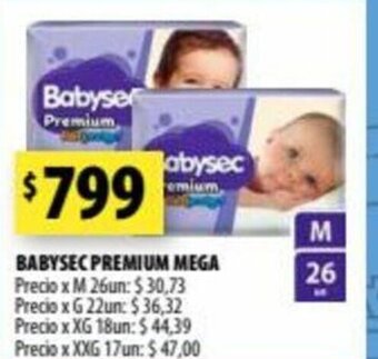 Punto Mayorista Babysec Premium Mega oferta