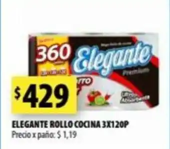Punto Mayorista Elegante Rollo Cocina 3x120p oferta
