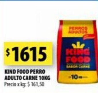 Punto Mayorista Kind Food Perro Adulto Carne 10kg oferta
