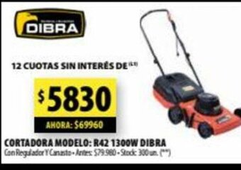 Punto Mayorista Cortadora Modelo: R42 1300W Dibra oferta