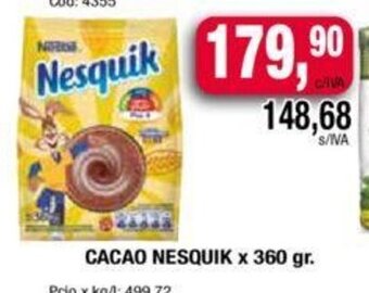 Maxiconsumo Cacao Nesquik x 360gr oferta