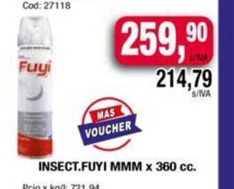Maxiconsumo Insect. Fuyi mmm x 360cc oferta