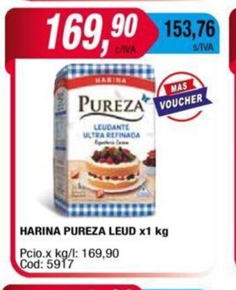 Maxiconsumo Harina Pureza Leud x 1kg oferta