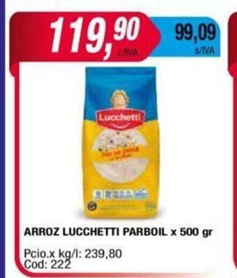 Maxiconsumo Arroz Lucchetti Parboil x 500gr oferta