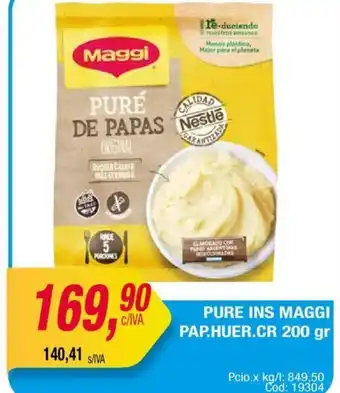 Maxiconsumo Pure Ins Maggi Pap. Huer. Cr 200gr oferta