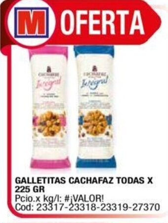 Maxiconsumo Galletitas Cachafaz Todas x 225gr oferta