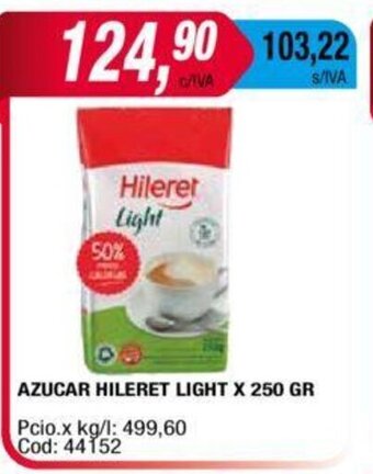 Maxiconsumo Azucar Hileret Light x 250gr oferta