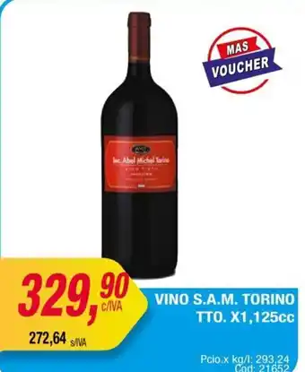 Vino S.A.M. Torino TTO. x 1.125cc