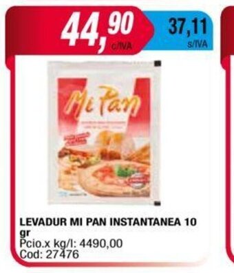 Maxiconsumo Levadur Mi Pan Instantanea 10gr oferta