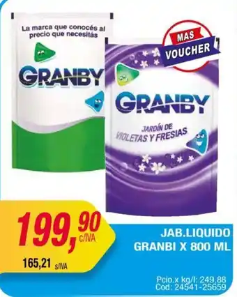 Maxiconsumo Jab. Liquido Granby x 800ml oferta
