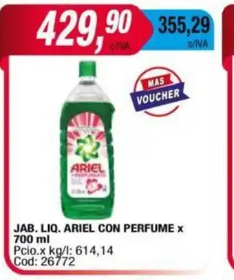 Maxiconsumo Jab. Liq. Ariel Con Perfume x 700ml oferta