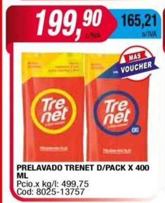 Maxiconsumo Prelavado Trenet D/Pack x 400ml oferta