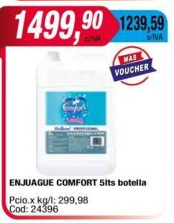 Maxiconsumo Enjuague Comfort 5lts Botella oferta