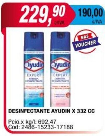 Maxiconsumo Desinfectante Ayudin x 332cc oferta