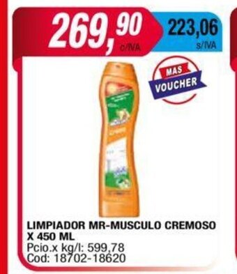 Maxiconsumo Limpiador Mr-Musculo Cremoso x 450ml oferta