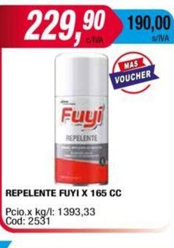 Maxiconsumo Repelente Fuyi x 165cc oferta
