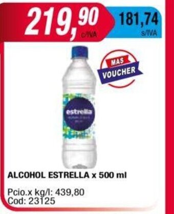 Maxiconsumo Alcohol Estrella x 500ml oferta