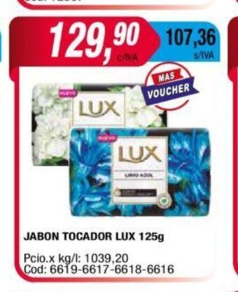Maxiconsumo Jabon Tocador Lux 125g oferta