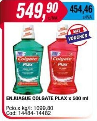 Maxiconsumo Enjuague Colgate Plax x 500ml oferta
