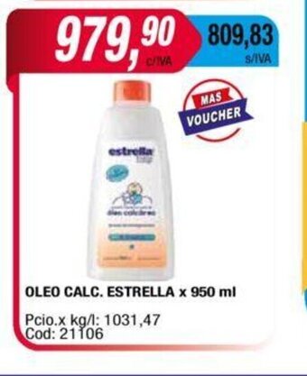 Maxiconsumo Oleo Calc. Estrella x 950ml oferta