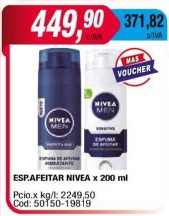 Maxiconsumo Esp. Afeitar Nivea x 200ml oferta