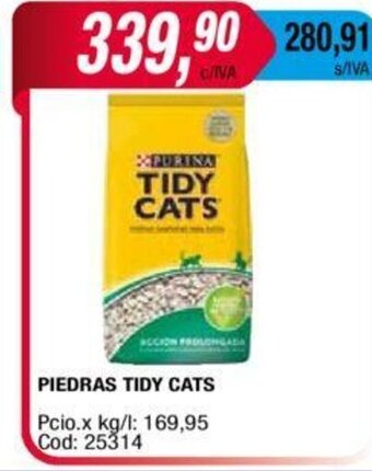 Maxiconsumo Piedras Tidy Cats oferta
