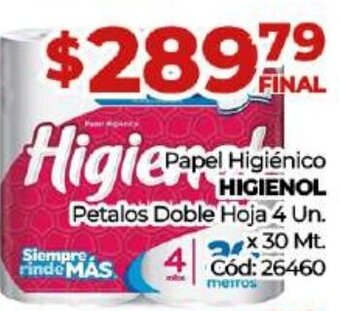 Diarco Papel Higiénico Higienol oferta