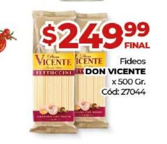 Diarco Fideos Don Vicente oferta