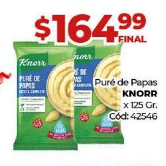Diarco Puré de Papas Knorr oferta