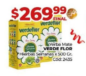 Diarco Yerba Mate Verde Flor oferta