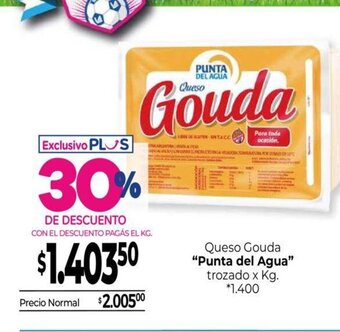 La Anonima Queso Gouda Punta del Agua oferta