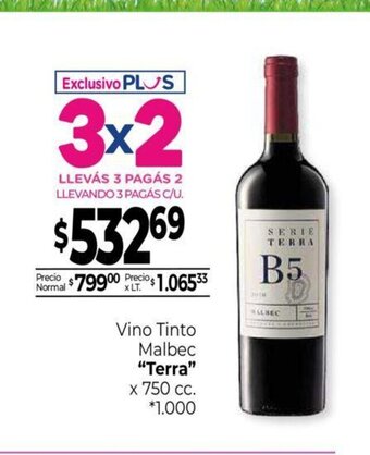 La Anonima Vino Tinto Malbec Terra oferta