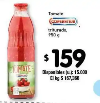 Cooperativa Obrera Coperatuia Tomate triturado 950g oferta
