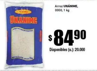 Cooperativa Obrera Unánime Arroz 0000 1kg oferta