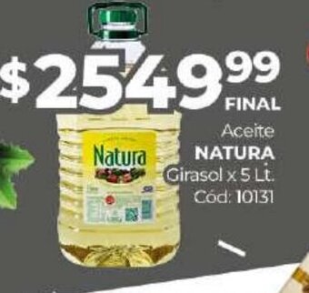 Diarco Aceite Natura oferta